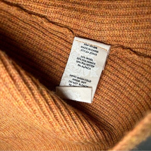 Soft Surroundings wool & alpaca blend ribbed knit sweater women’s size small - Picture 7 of 7